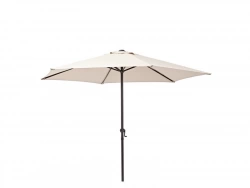 Parasol pied central Polar beige hexagonal, L.263 x l.262 cm