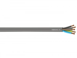 Câble Électrique 5 G 2.5 Mm² Ho5Vvf L.10 M, Gris