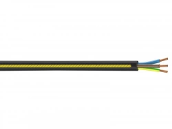 Câble Électrique 3 G 2.5 Mm² U1000R2V L.3 M, Noir