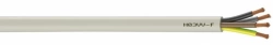 Câble électrique 4 G 0.75 mm² h03vvf à la coupe, blanc