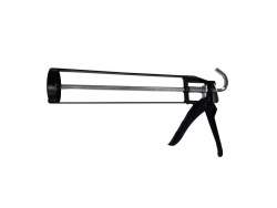 Pistolet pour cartouche mastic et colle en acier noir