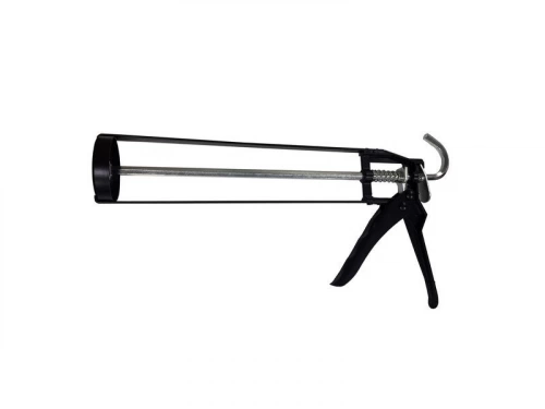 Pistolet pour cartouche mastic et colle en acier noir