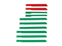 Lot De 10 Lames En U Pour Bois Et Métaux Coupe Droite 1.5-30 Mm
