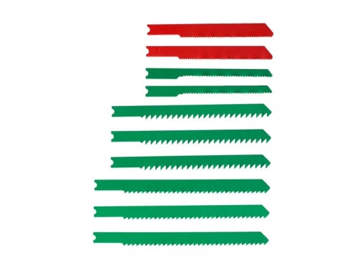 Lot De 10 Lames En U Pour Bois Et Métaux Coupe Droite 1.5-30 Mm