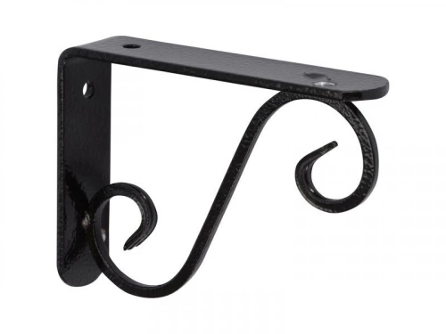 Equerre Prestige Acier Époxy Noir, H.28 X P.33 Cm