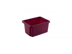 Bac de rangement empilable superposable de 16 L, rose