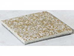 Dalle béton gondre, L.40 X l.40 Cm X Ep.35 mm jaune