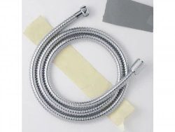 Flexible douche simple agrafage, 1.5m chrome