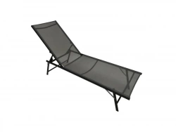 Bain de soleil en acier Mallorca noir