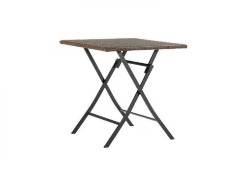 Table De Repas Bistro Zena Carré Brun 4 Personnes