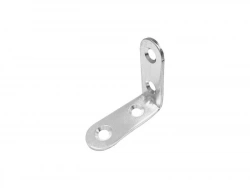 Equerre de chaise en fer zingué, H.5 cm