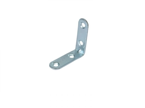 Equerre de chaise en fer zingué, H.6 cm
