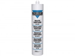 Mastic d'étanchéité cuisine et bain, 280 ml blanc