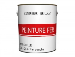 Peinture Fer Extérieur Noir Glossy 2.5 L
