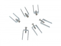 Lot De 6 Griffes, Debflex Gris Zingué