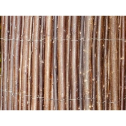 Canisse osier Premium brun, occultation moyenne, H.1 x L.3 m