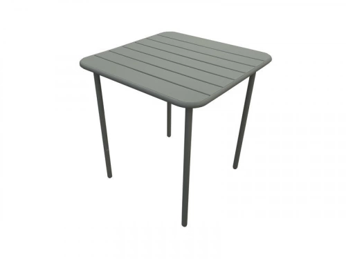 Table de jardin Café carré vert 4 personnes
