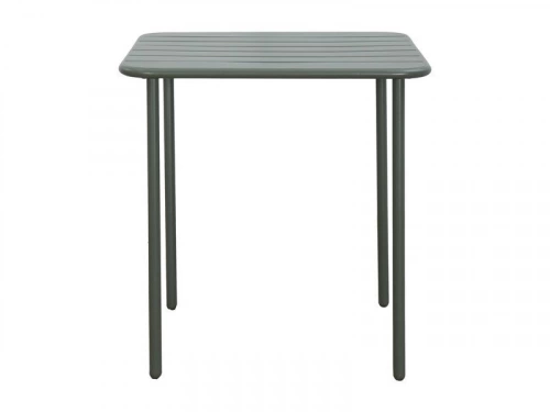 Table de jardin Café carré vert 2 personnes