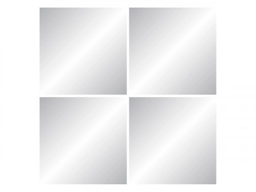 Set de 4 miroirs carrés 30x30cm
