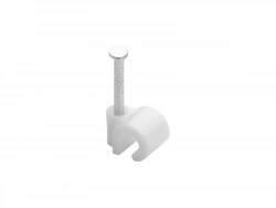 Sachet de 50 attache-fils, Diam. De 4 à 7 mm, L.9 mm, blanc