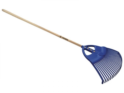 Balai 27 dents plastique, REVEX, manche 150 cm