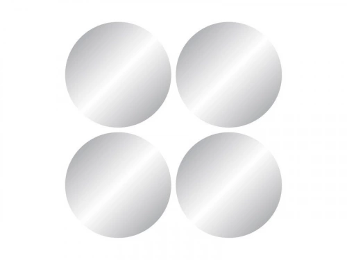 Set de 4 miroirs ronds diamètre20cm