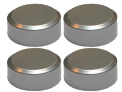 Fixations miroirs rondes aluminium