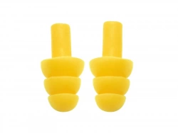 Lot de 20 bouchons d'oreille réutilisables 32573, jaune