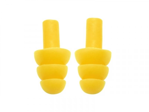 Lot de 20 bouchons d'oreille réutilisables 32573, jaune