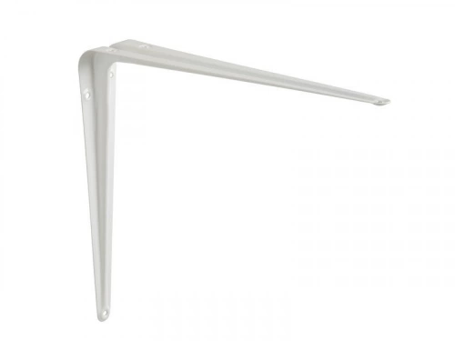 Equerre Normo en acier peint, P.25 x H.30 cm blanc