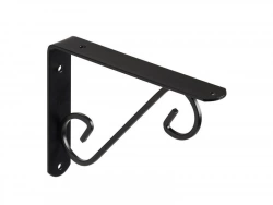 EQUERRE VOLUTE 14X19CM NOIR