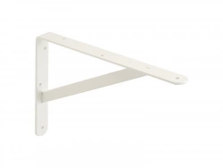 Equerre Dolmen en acier peint, P.20 x H.30 cm blanc