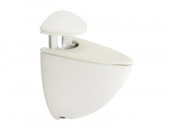LOT 2 CLIPS POUR TABLE VERRE 3-6MM BLANC