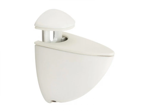 LOT 2 CLIPS POUR TABLE VERRE 3-6MM BLANC