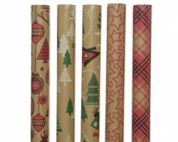 Papier cadeau sapin