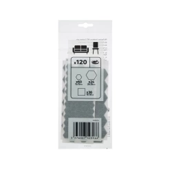 Lot de 120 patins feutre adhésif marron