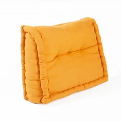 Coussin cale reins h.45x60x22cm jaune dore