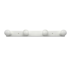 Porte manteau, olga 4 Crochet, blanc