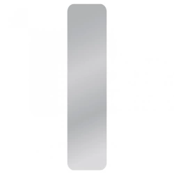 Miroir bords polis arrondis 125 x 30 cm