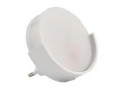 Veilleuse led sur prise à détection crépusculaire, blanc neutre