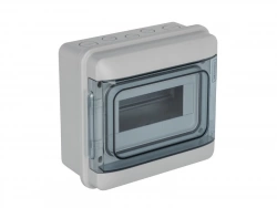 Tableau nu etanche 8 modules IP65, DEBFLEX