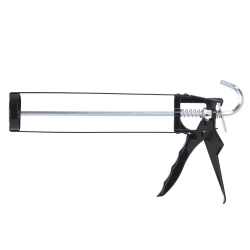 Pistolet à cartouche pour mastic et colle, acier noir