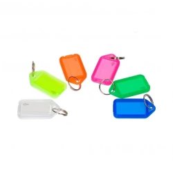 Porte-clés Identificateur En Plastique Moyen Avec Anneau Et étiquette. Plusieurs Modèles Silca