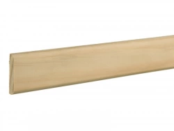 Champlat en pin 2 bords arrondi 240 x 25 x 6 mm