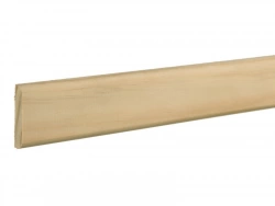 Champlat en pin 2 bords arrondi 240 x 40 x 6 mm