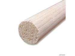 Tourillon hêtre lisse 12 mm L. 1m
