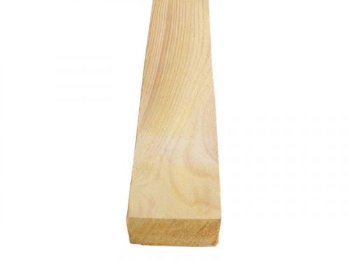 Chevron 1/2 sapin de pays traite bois brut 300 x 38 Ep. 63 mm
