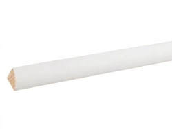 Quart de rond revêtu papier blanc