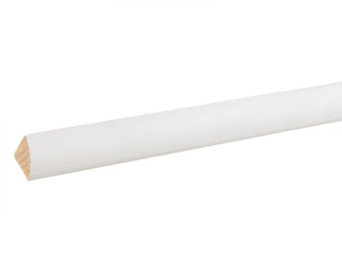 Quart de rond revêtu papier blanc
