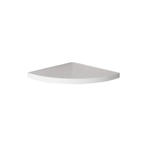 Etagère murale d'angle blanche SPACEO, L.23.5 cm x P.23.5 cm, Ep.1.6 cm